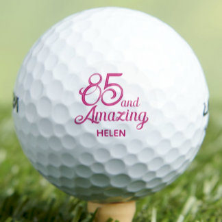 Pelotas De Golf Regalo para ella por su cumpleaños 85 - 85 y Asomb