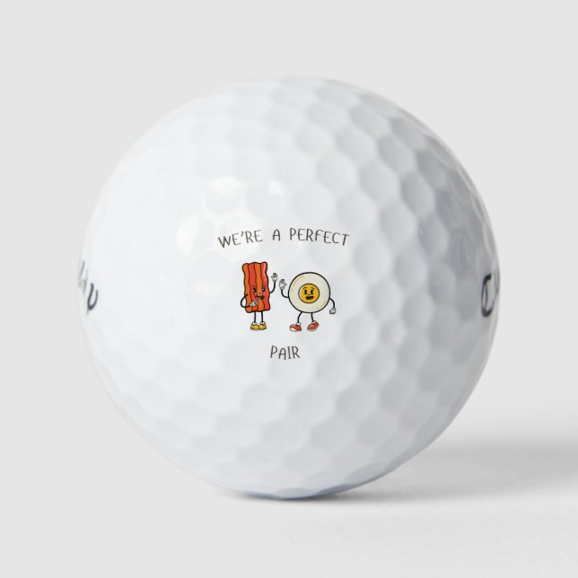 Pelotas De Golf Regalo para la fiesta de despedida de soltera Dive (Anverso)