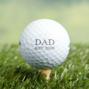 Pelotas De Golf Regalo para nuevo papá establecido
