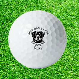Pelotas De Golf  Regalo Perfecto para Amantes de Rottweiler 