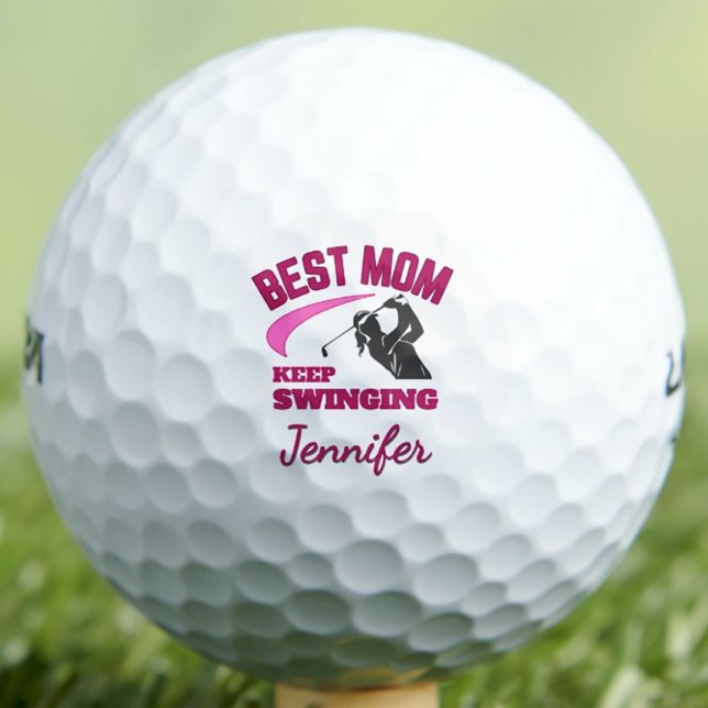 Pelotas De Golf Regalo personalizado de nueva mamá - Día de la mad (Subido por el creador)