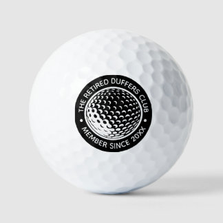 Pelotas De Golf Regalo personalizado de palo de golf para jubilaci