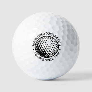 Pelotas De Golf Regalo personalizado de palo de golf para jubilado