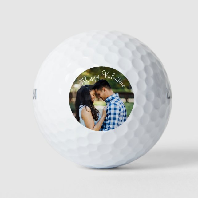 Pelotas De Golf Regalo Personalizado moderno de fotografía de El d (Anverso)