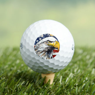 Pelotas De Golf Regalo personalizado para veteranos - Águila calva