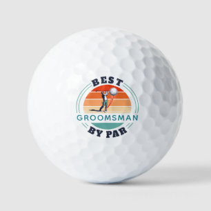 Pelotas De Golf Regalo Retro Mejor Padrino De Boda Por Par Persona