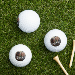 Pelotas De Golf Regalos de boda personalizados con foto de pareja