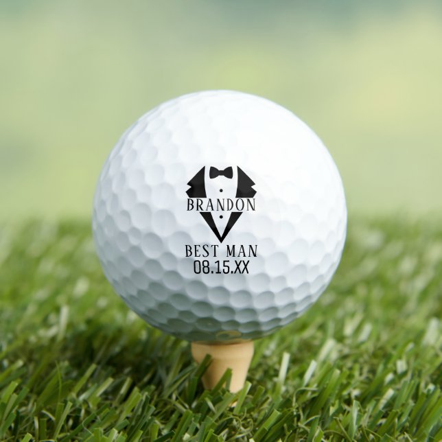 Pelotas De Golf Regalos de boda personalizados para el padrino de  (Camiseta in situ)