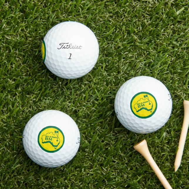 Pelotas De Golf Regalos de golf australianos (Césped in situ)