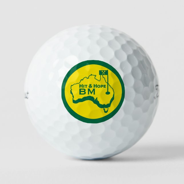 Pelotas De Golf Regalos de golf australianos (Anverso)