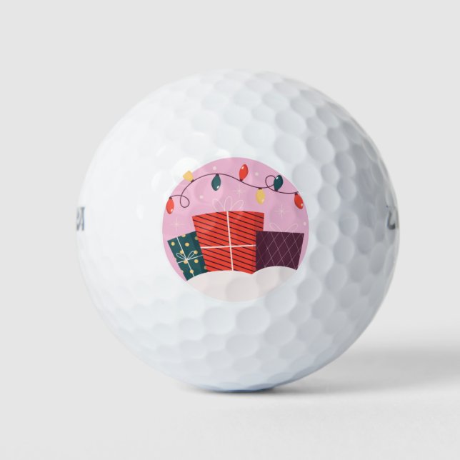 Pelotas De Golf Regalos de Navidad (Anverso)