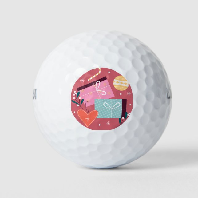 Pelotas De Golf Regalos de Navidad 2 (Anverso)