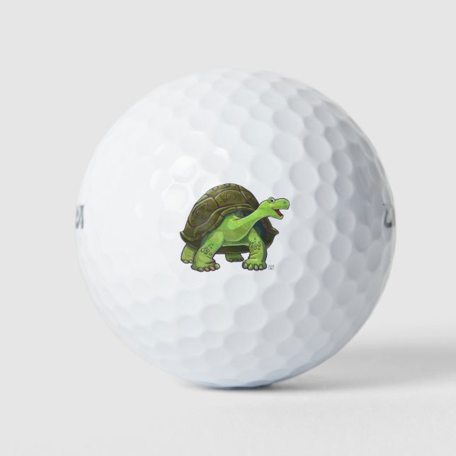 Pelotas De Golf Regalos de tortuga y accesorios (Anverso)