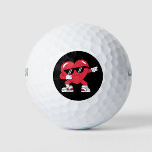 Pelotas De Golf Regalos Divertidos Corazón Bailando Día de San Val