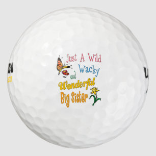 Pelotas De Golf Regalos maravillosos raros salvajes de la hermana