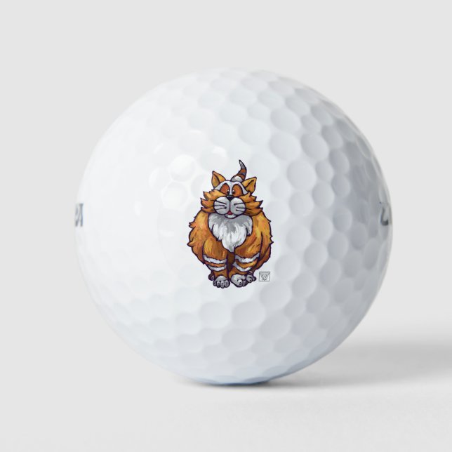 Pelotas De Golf Regalos y accesorios para gatos de jengibre (Anverso)
