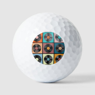 Pelotas De Golf Registros de vinilo: retro conjunto LP.
