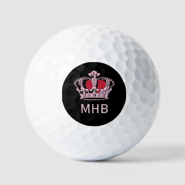Pelotas De Golf Reina de golf personalizada (Anverso)