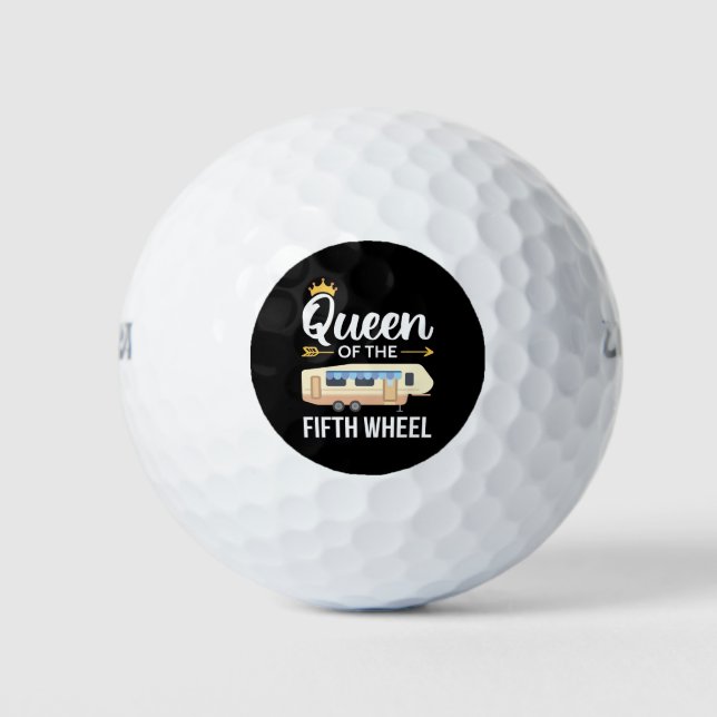 Pelotas De Golf Reina De La Quinta Rueda (Anverso)
