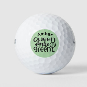 Pelotas De Golf Reina del Green – Diseño de Golf Divertido para El