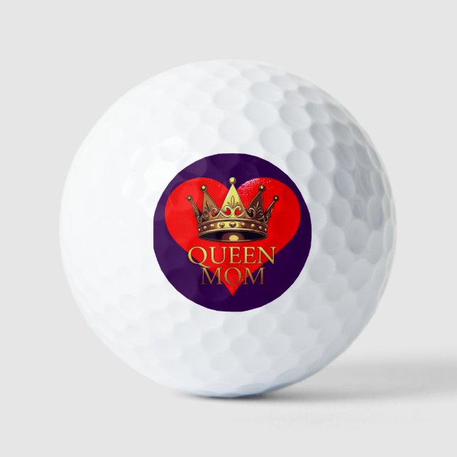 PELOTAS DE GOLF REINA MADRE (Anverso)