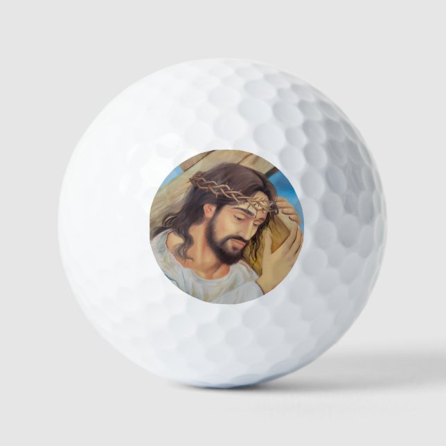 Pelotas De Golf Religión cristiana Jesucristo (Anverso)