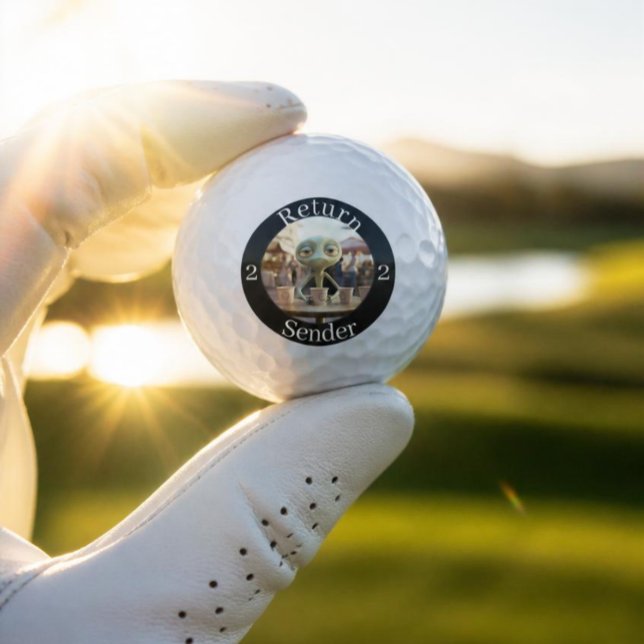 Pelotas De Golf Remite al Remitente alien divertido (Subido por el creador)