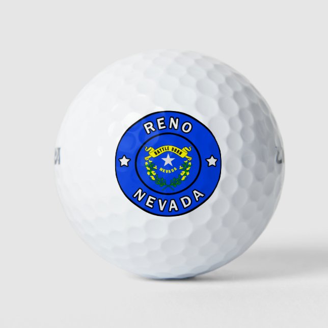 Pelotas De Golf Reno Nevada (Anverso)