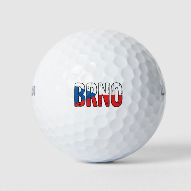 Pelotas De Golf República Checa de Brno (Anverso)