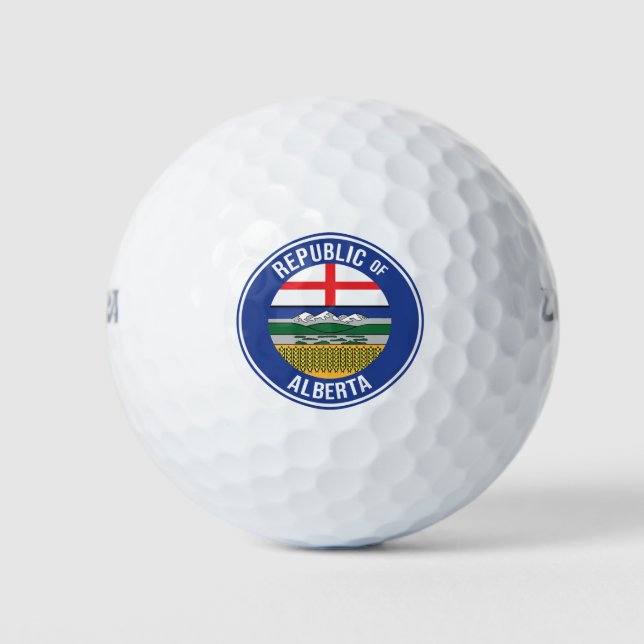 Pelotas De Golf República de Alberta WEXIT (Anverso)