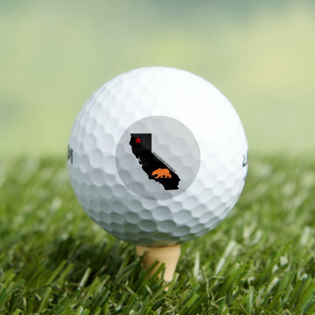 Pelotas De Golf República de California (Camiseta in situ)