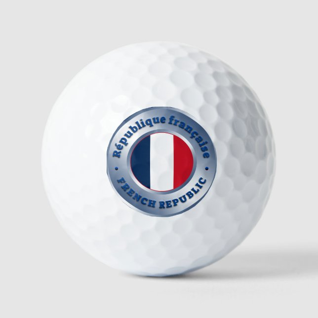Pelotas De Golf República Francesa (Anverso)