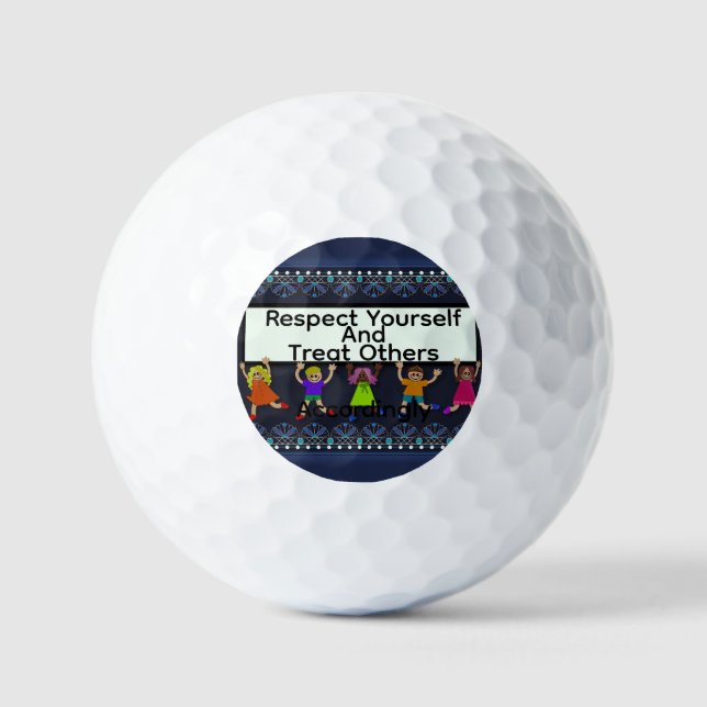 Pelotas de Golf Respétate a Ti Mismo (Anverso)