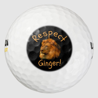 Pelotas De Golf ¡Respeto a Ginger! Orgulloso De Poseer El Gene De
