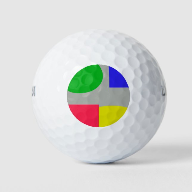 Pelotas De Golf Resumen (Anverso)