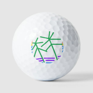 Pelotas De Golf Resumen festivo
