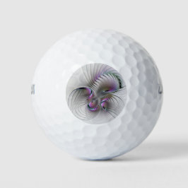 Pelotas De Golf Resumen moderno Shy Fantasía Figura Arte Fractal
