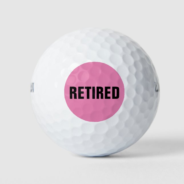 PELOTAS DE GOLF RETIRADAS (Anverso)