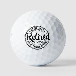 Pelotas De Golf Retirado oficialmente