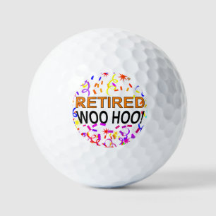 Pelotas De Golf Retirado Woo Hoo Confetti Fiesta