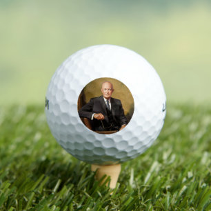 Pelotas De Golf Retrato de Dwight Eisenhower Presidente de la Casa