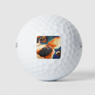 Pelotas De Golf Retrato de Mascota de Bulldog francés