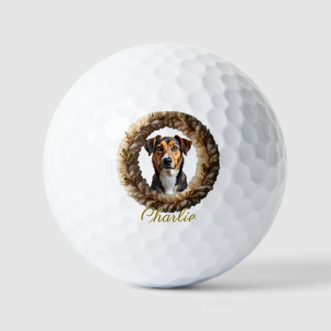 Pelotas De Golf Retrato de Mascota Personalizado – Simplemente Sub (Anverso)