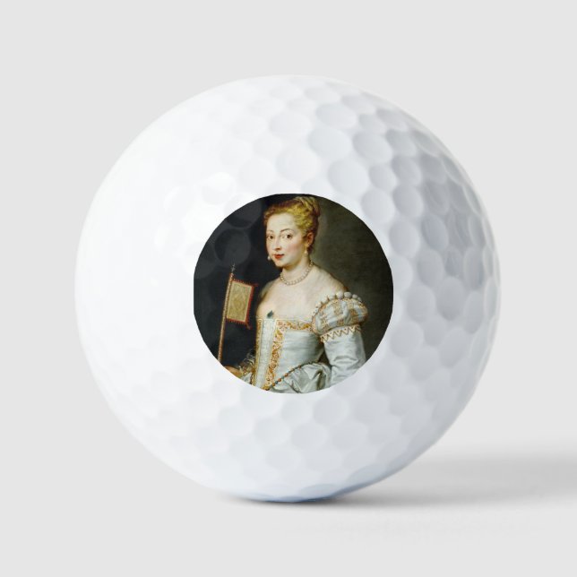 Pelotas De Golf Retrato de una dama de Paul Rubens (Anverso)