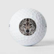 Retrato geométrico de Lone Wolf