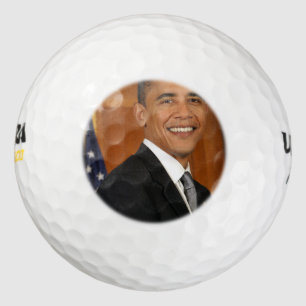 Pelotas De Golf Retrato oficial de Barack Obama