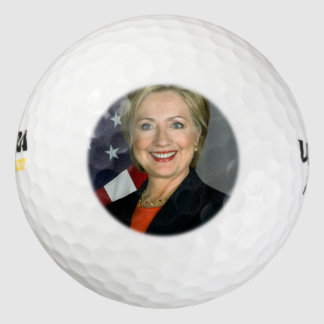 Pelotas De Golf Retrato Oficial de Hillary Clinton