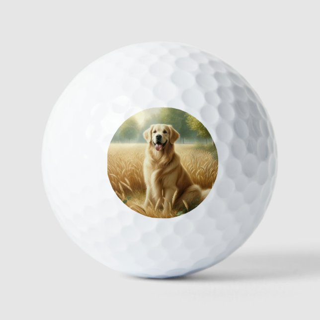 Pelotas De Golf Retriever Dorado (Anverso)