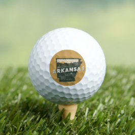 Pelotas De Golf Retro Arkansas