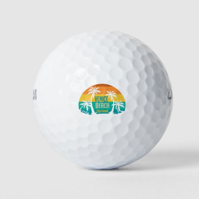 Pelotas De Golf Retro de Venecia (Anverso)